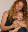 Nicole Terry, Age 44, With Her Baby Dean - Michigan U.S.A